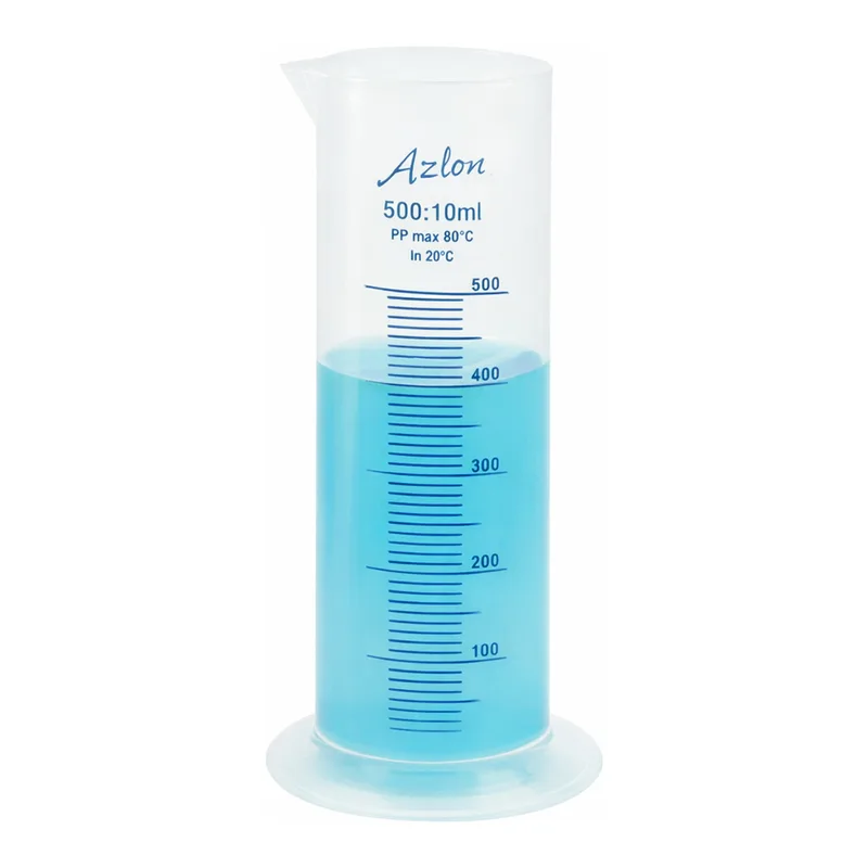 Thermo Fisher Scientific Azlon Squat-Form PP Graduated Cylinders, 250mL