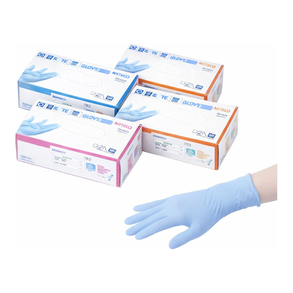 AS ONE Nitrile Glove PowdeRed, 니트릴장갑(파우더)