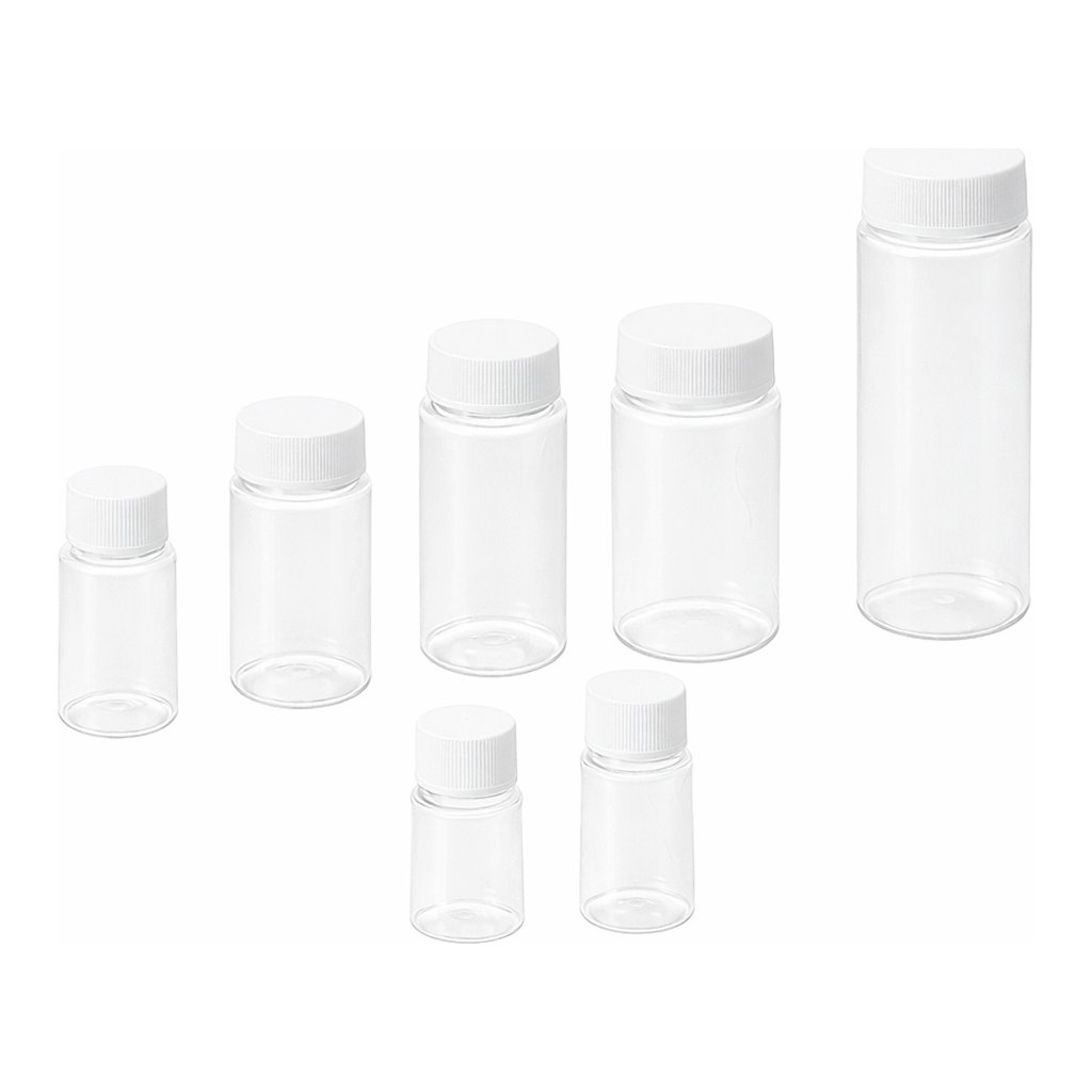 Daihan Science PET Clean Vial, for Clean Room, with PP Screwcap, 10~100㎖, PET 바이알