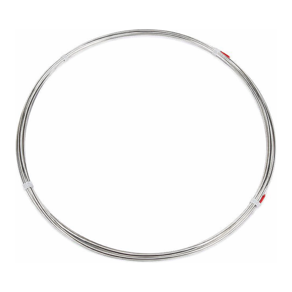 Restek Tubing, Stainless Steel, 304SS Rinsed and Cleaned 1/8in OD x 0.085in ID, 6ft Roll