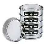 AS ONE Stainless Steel Test Sieve(Φ360×Depth 100㎜), 스테인리스 스틸 시험용 체(Φ360×깊이 100㎜)