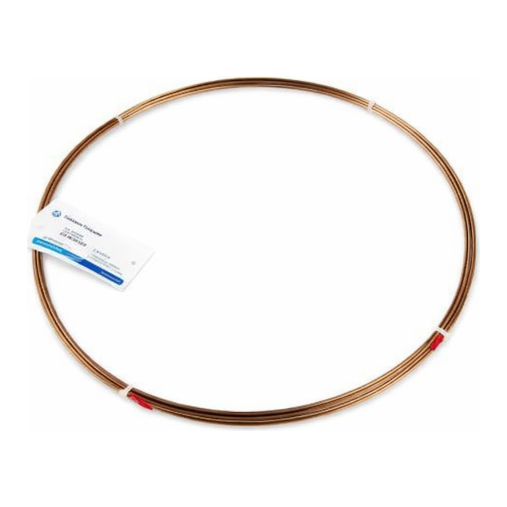 Restek Tubing, Sulfinert, 304SS Welded/Drawn Tubing .030in ID x 1/16in OD Sulfinert, 50ft Roll