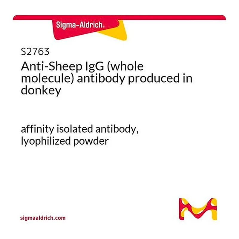 Merck Anti-Sheep IgG (whole molecule) antibody produced in donkey