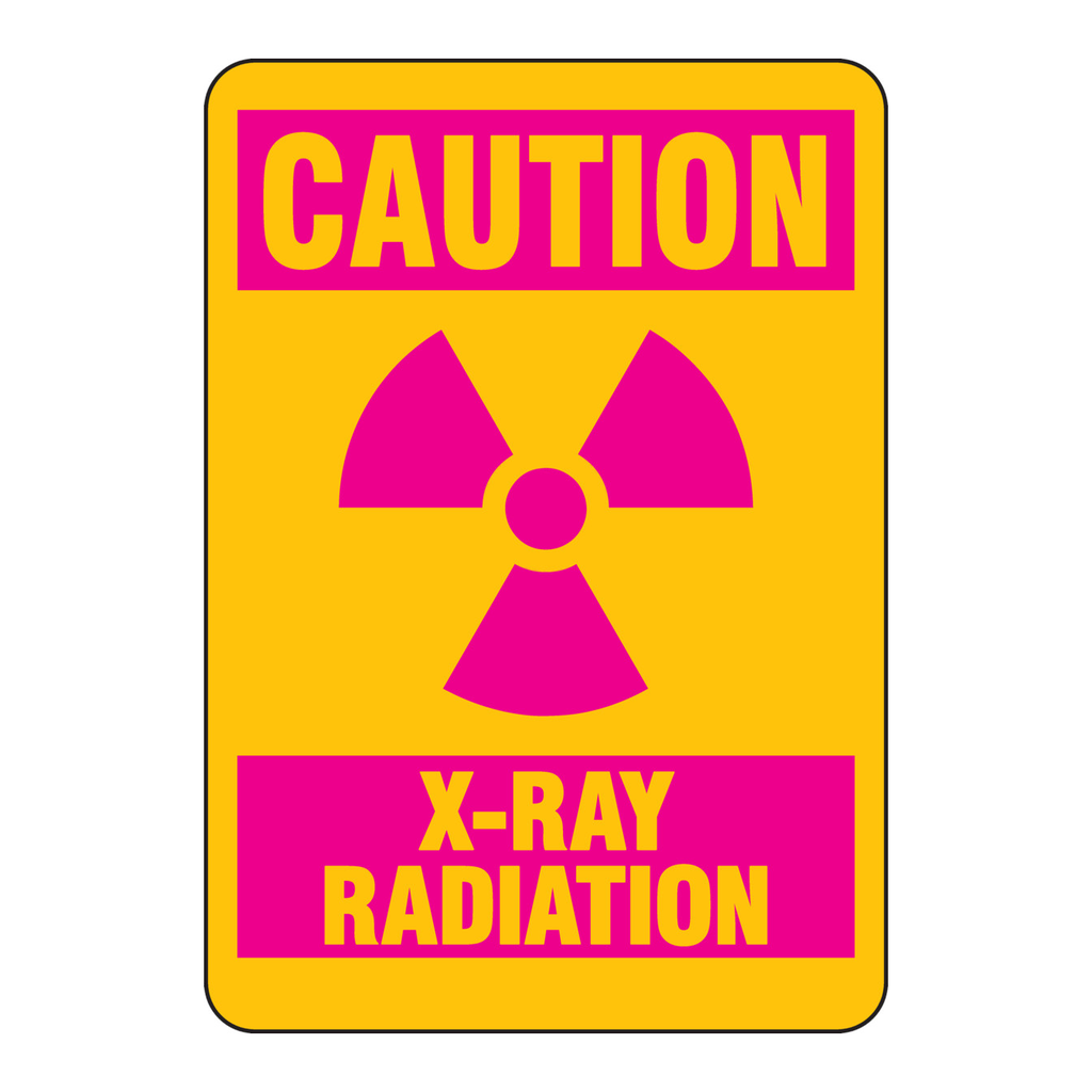 Brady CAUTION X-Ray Radiation Sign