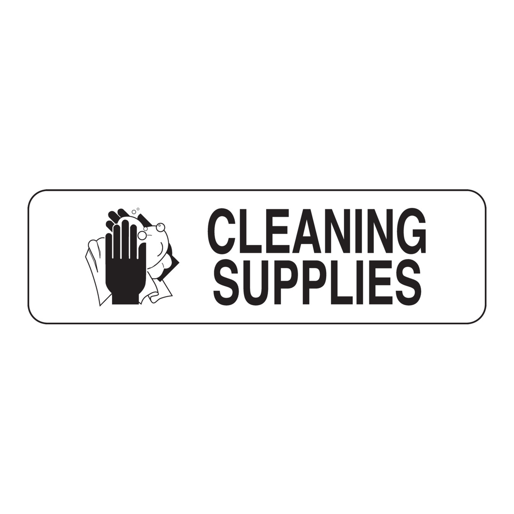 Brady CLEANING SUPPLIES Label