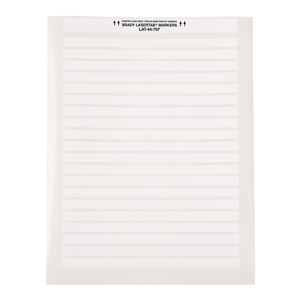 Brady LaserTab Polyester Labels