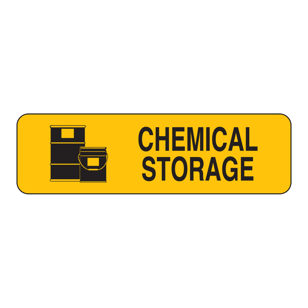 Brady CHEMICAL STORAGE Label