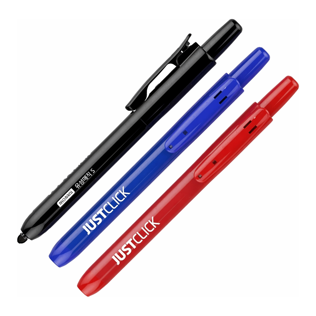 OFFICENEX 저스트클릭 유성매직S 적색(1.0mm/모리스)