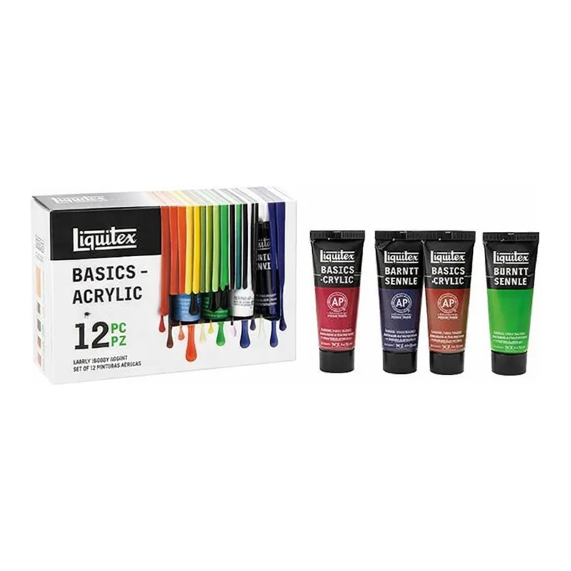 OFFICENEX 리퀴텍스 베이직아크릴물감세트 12색(22ml)