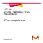 Merck Orange Fluorescent PLGA nanoparticles