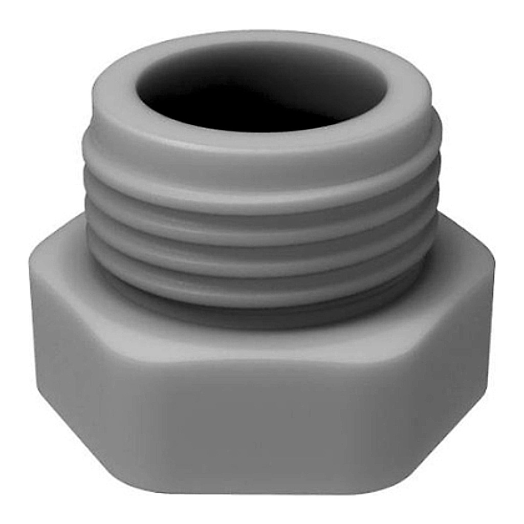 Thread adapter, PP, GL45 (m) to KAUTEX RD 80x60 (f)