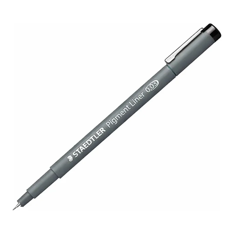 OFFICENEX 스테들러 308-005 피그먼트라이너(흑색/0.05mm)