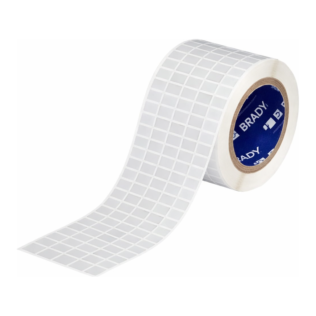 Brady 3" Core Metallized Glossy Polyester Rating Plate Labels