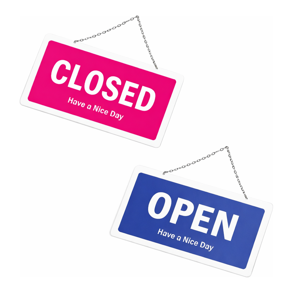 OFFICENEX [P]아트사인 OPEN/CLOSED 포멕스 양면(7801/300*160*5)