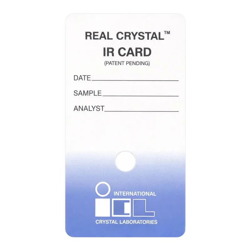 Merck Real Crystal(R) IR sample cards