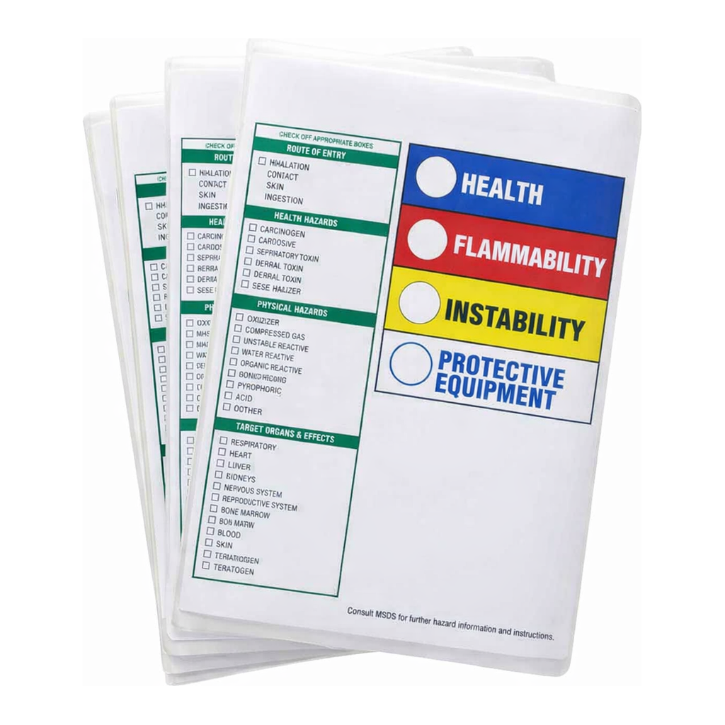 Brady HEALTH FLAMMABILITY REACTIVITY PROTECTIVE EQUIPMENT Labels