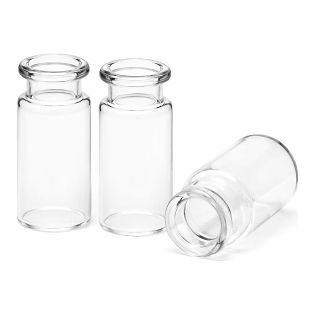 Agilent Vial,HS,crimp,FB,10ml,clr,WrtOn,cert,100