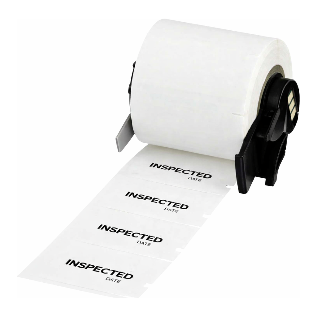 Brady Harsh Environment Multi-Purpose Polyester Labels, INSPECTED Header, for M6 M7 Printers