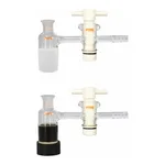 CHEMRUS VACUUM ADAPTER, WITH TEFLON STOPCOCK OR WITHOUT TEFLON STOPCOCK, CLEANSE-FREE