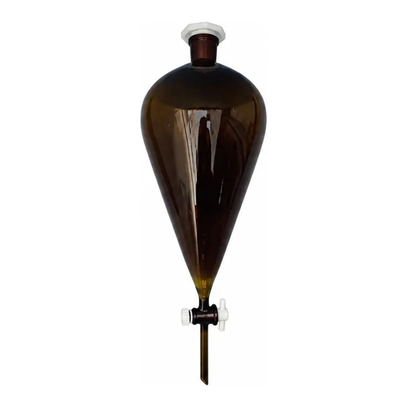 갈색 테프론콕크 분액깔대기, Boro3.3 (Amber ,Funnels, Separatory, Teflon cock)