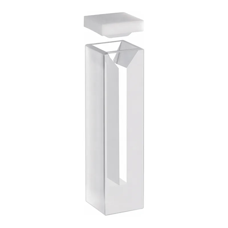 Daihan Science Micro Absorption Quartz Cell, with PTFE Lid, Inside Width 2mm, 700㎕ Transmission
