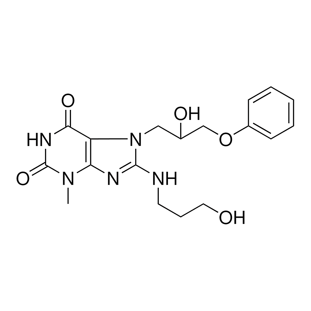 Merck 7-(2-HO-3-PHENOXY-PR)-8-(3-HO-PR-
