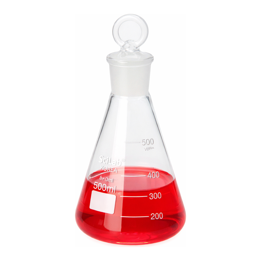 Daihan Science SciLab 24/29 Joint Stoppered Erlenmeyer Flask, 100~1,000㎖<br>With Graduation &
