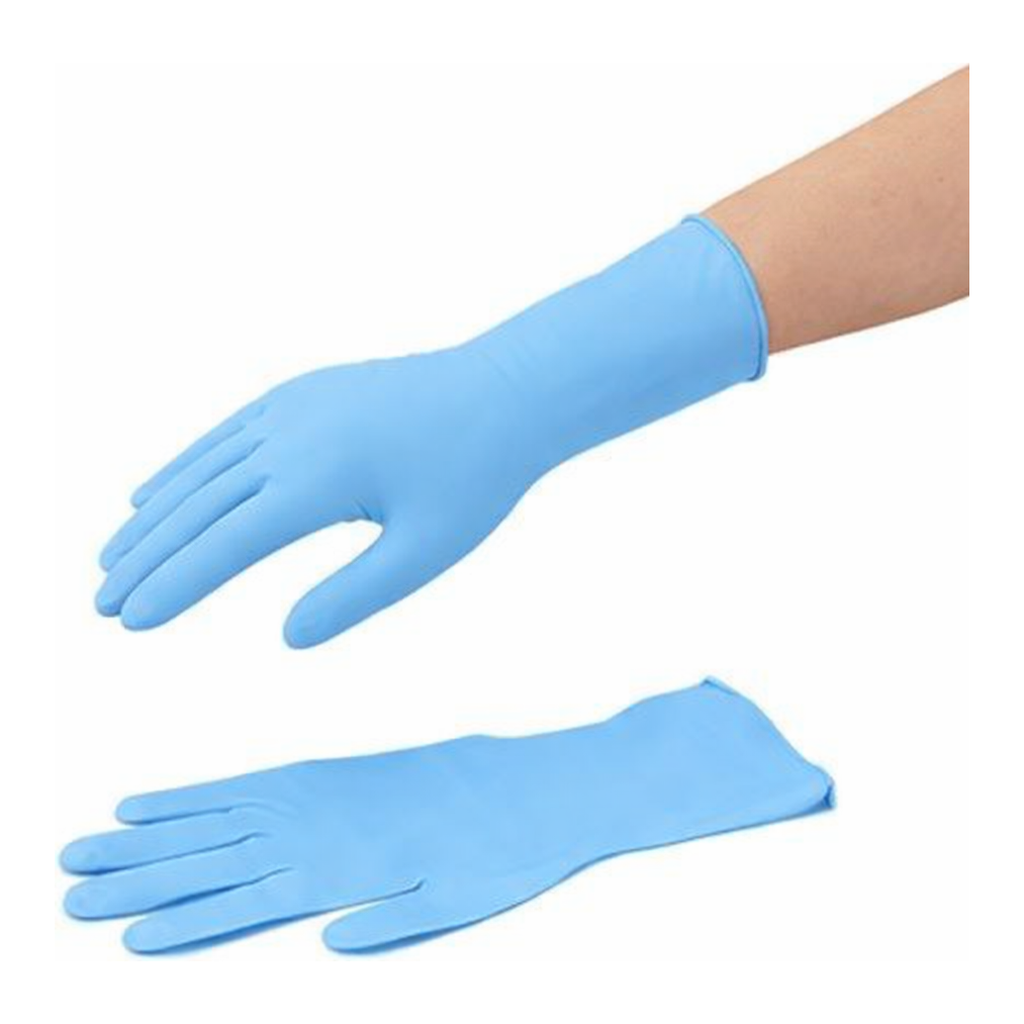 AS ONE SANIFOODS Nitrile Long Glove 290mm, 사니푸즈 니트릴 긴장갑  290mm