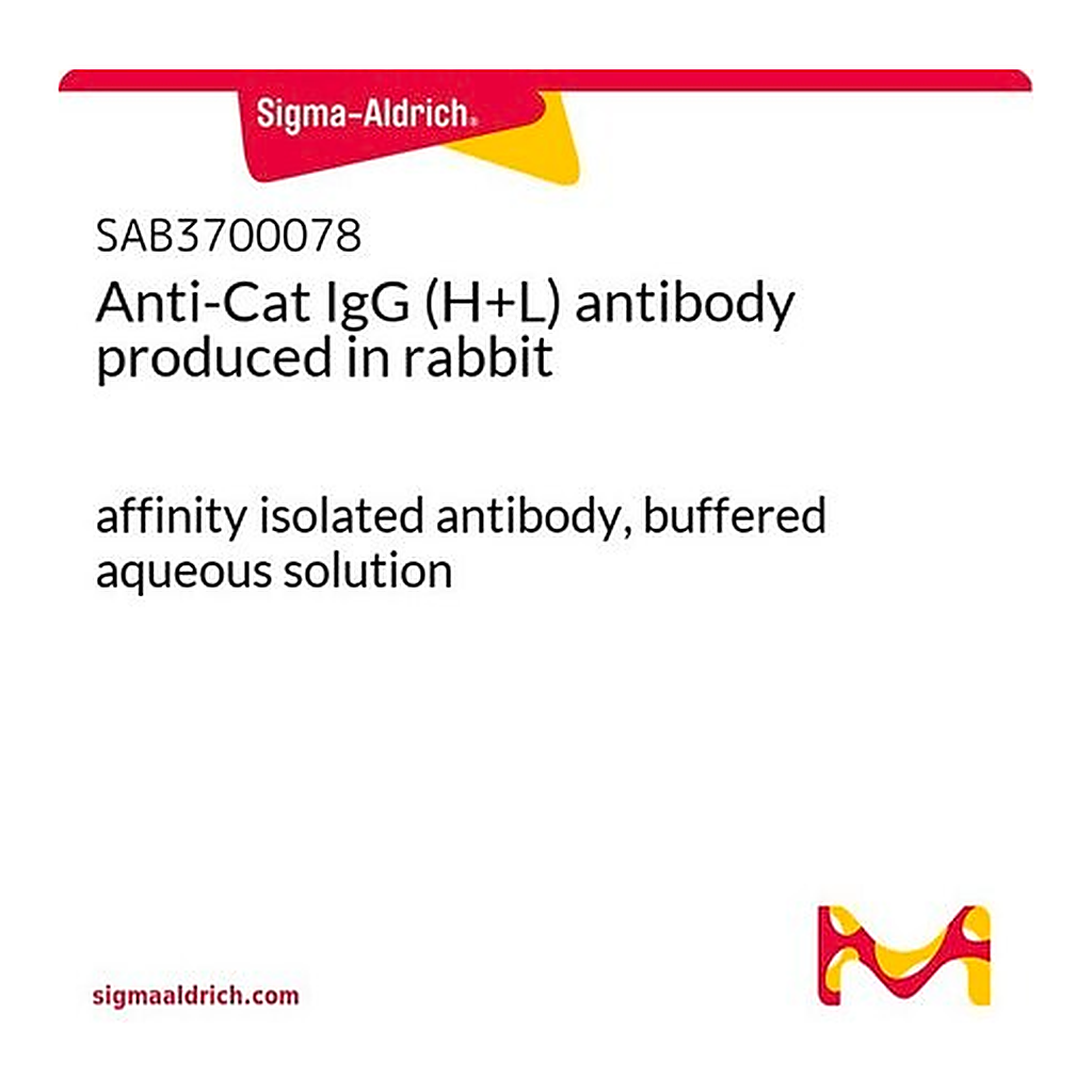 Merck Anti-Cat IgG (H+L) antibody produced in rabbit