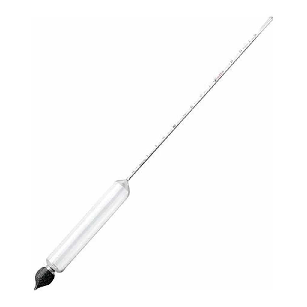 AS ONE Baume Hydrometer, 10도간 중보메도계