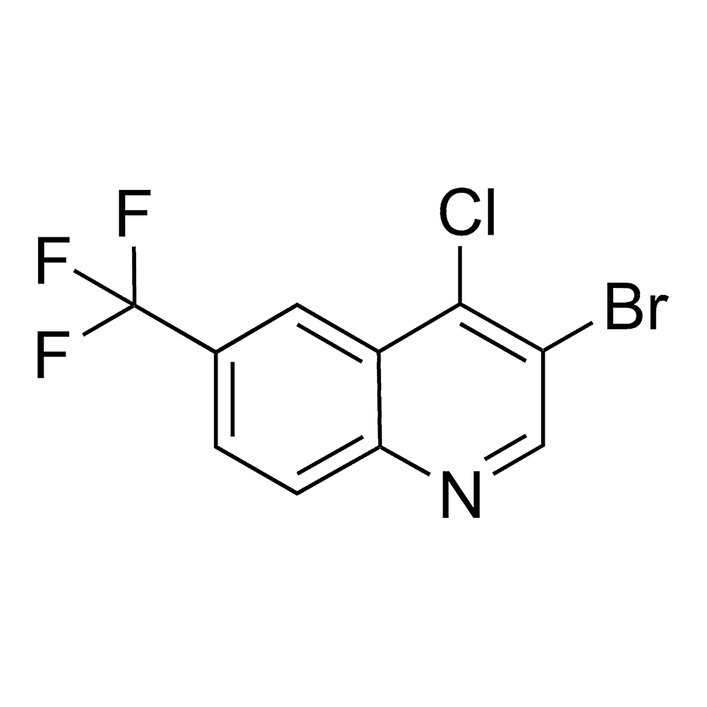 Merck 3-Bromo-4-chloro-6-trifluoromethylquinoline
