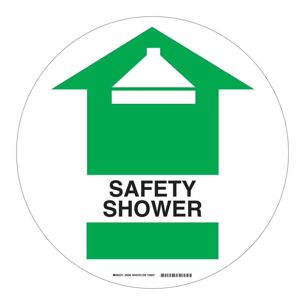 Brady SAFETY SHOWER Anti-Slip Floor Sign