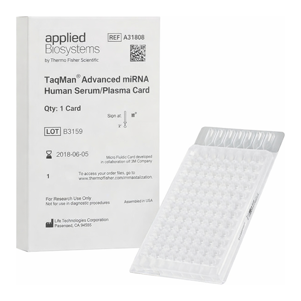 Thermo Fisher Scientific TaqMan Advanced miRNA Human Serum/Plasma Card