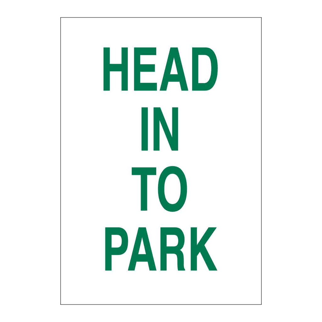 Brady Head In To Park Sign