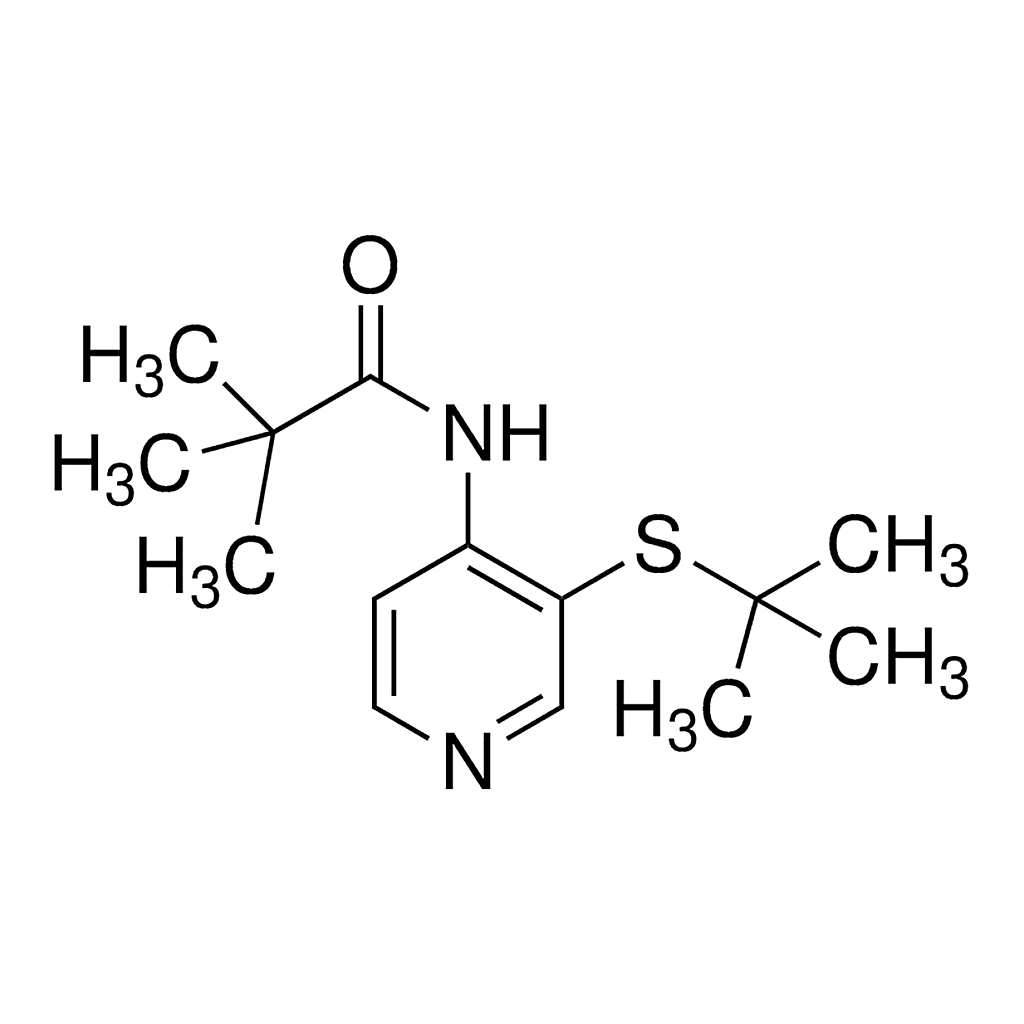 Merck N-(3-tert-Butylsulfanyl-pyridin-4-yl)-2,2-dimethyl-propionamide