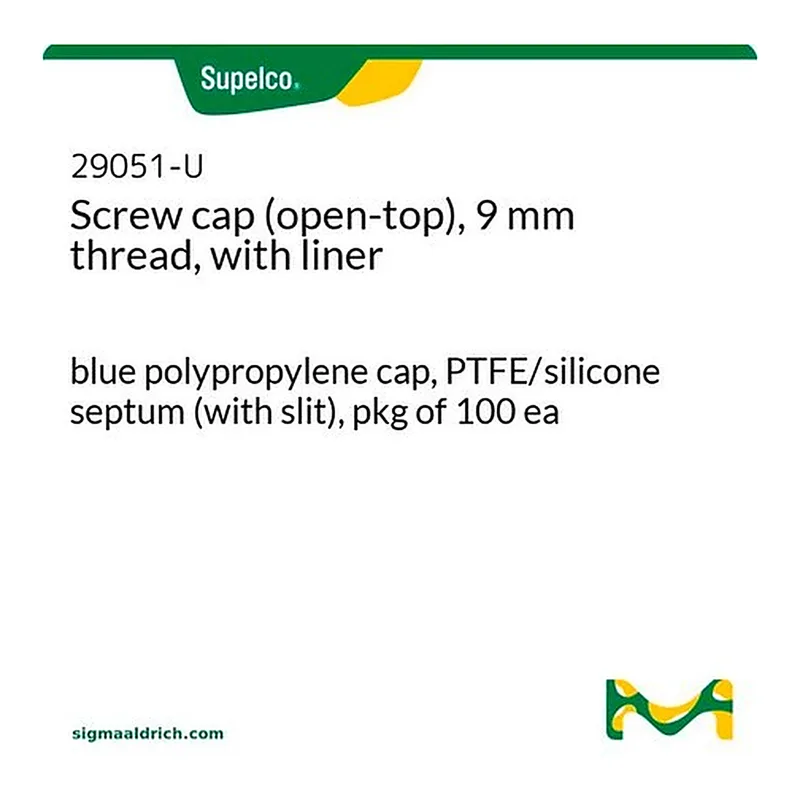 Merck PK100 9MM BL S/T CAP