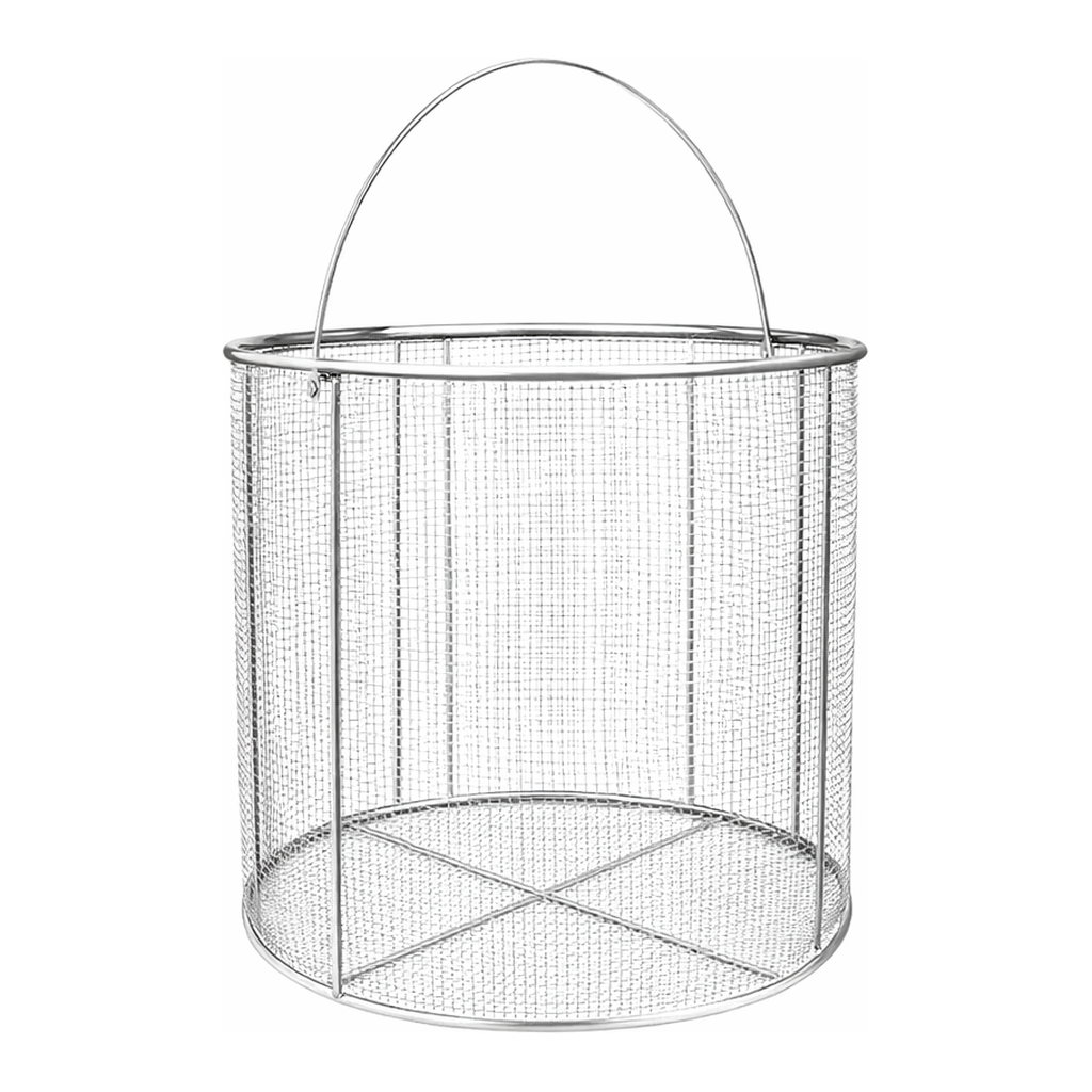 AS ONE Stainless Mesh Basket Round, 원형 망바구니