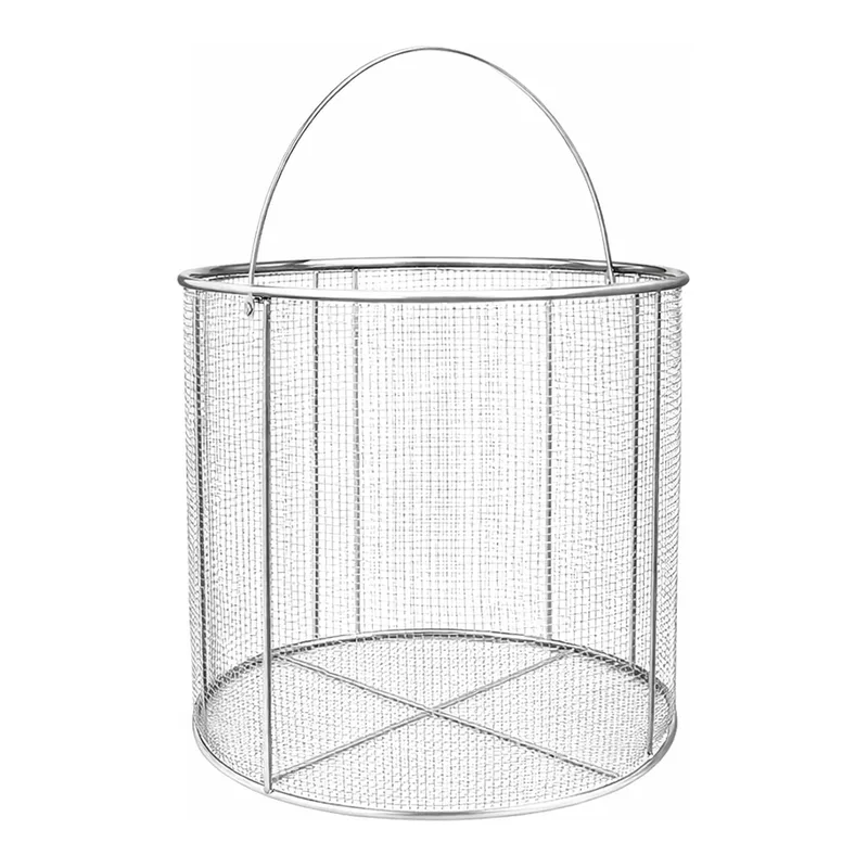 AS ONE Stainless Mesh Basket Round, 원형 망바구니