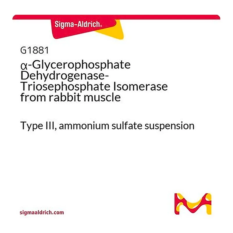 Merck alpha-Glycerophosphate Dehydrogenase-Triosephosphate Isomerase from rabbit muscle