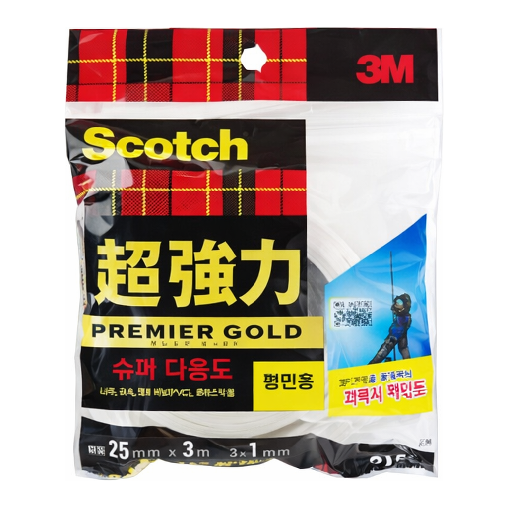 OFFICENEX 3M 초강력폼양면테이프다용도대(SPS25,25mmx3M)