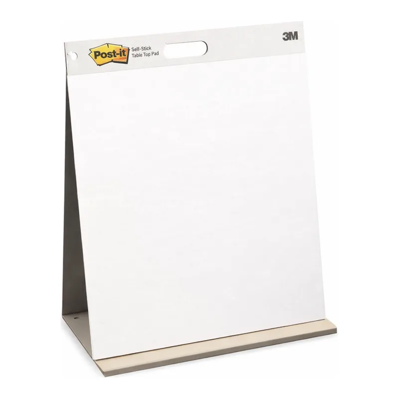 OFFICENEX 3M 포스트잇 이젤패드 563 테이블탑(50.8 * 61cm (흰색무지, 20장))