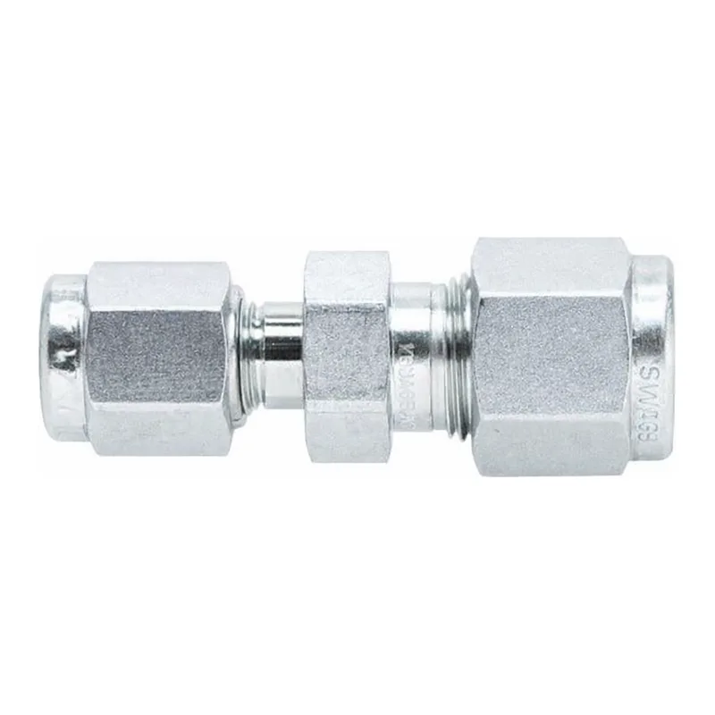 Restek Swagelok Fitting, Stainless Steel, 1/4in to 1/8in Reducing Union, 2-pk