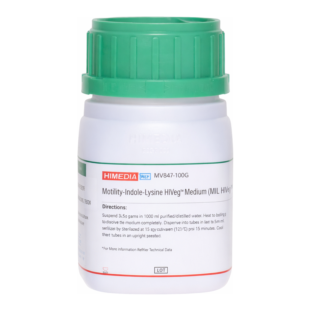 Himedia Motility-Indole-Lysine HiVeg  Medium (MIL HiVeg Medium)