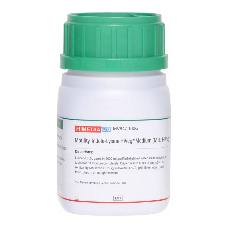 Himedia Motility-Indole-Lysine HiVeg Medium (MIL HiVeg Medium)