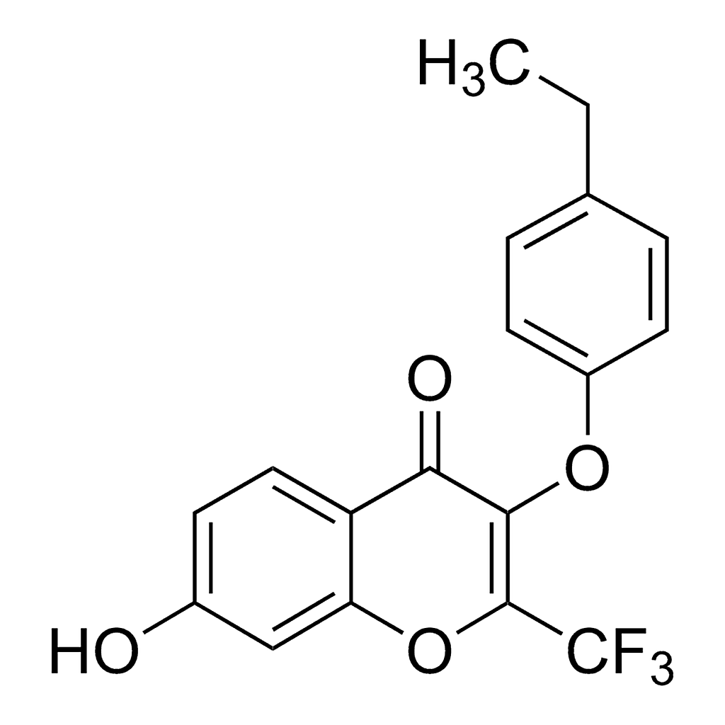 Merck 3-(4-Ethylphenoxy)-7-hydroxy-2-(trifluoromethyl)-4H-chromen-4-one