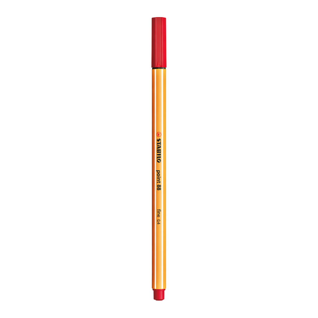 OFFICENEX 스타빌로 포인트88화인라이너(0.4mm 적색)