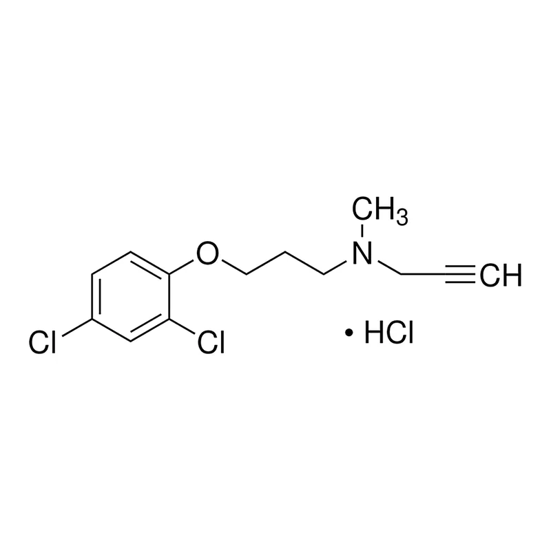Merck N-Methyl-N-propargyl-3-(2,4-dichlorophenoxy)propylamine hydrochloride