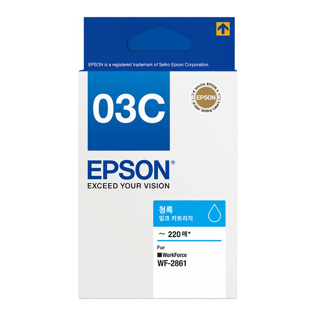 OFFICENEX 엡손 잉크(T03C270/청색)