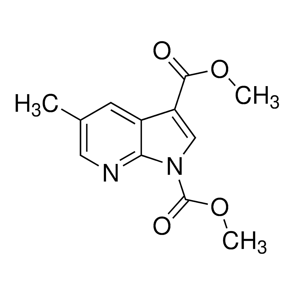 Merck Dimethyl 5-methyl-1H-pyrrolo[2,3-b]pyridine-1,3-dicarboxylate