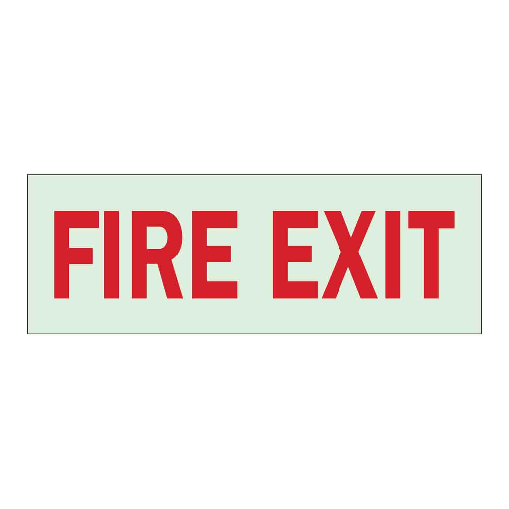 Brady Fire Exit Sign